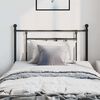 vidaXL T&ecirc;te de lit m&eacute;tal noir 100 cm