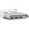 vidaXL Cadre de lit sans matelas blanc 180x200 cm bois massif de pin