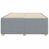 vidaXL Cadre de lit sans matelas gris clair 120x200 cm tissu