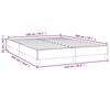vidaXL Cadre de lit sans matelas blanc 140x200 cm similicuir