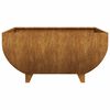 vidaXL Foyer 80x80x42 cm acier corten