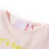 T-shirt pour enfants rose p&acirc;le 116