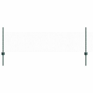 vidaXL Cl&ocirc;ture hexagonale avec poteau 10 x 0,5 m Vert Maille