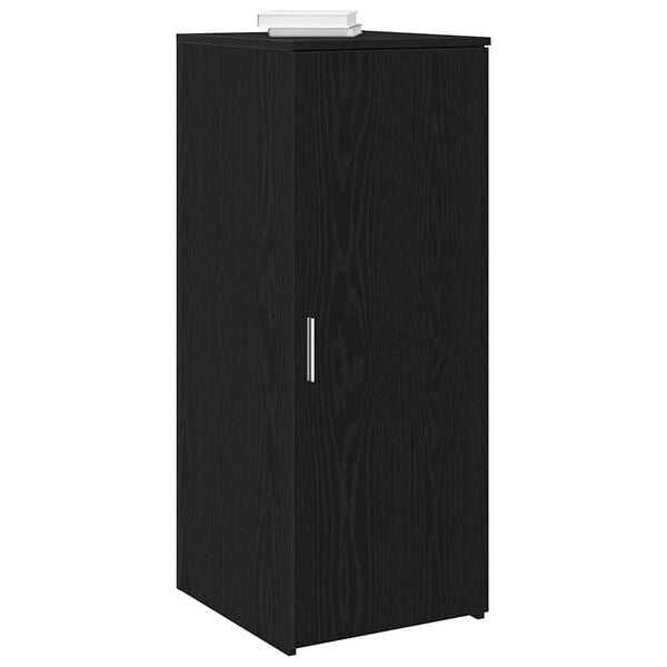 vidaXL Armoire de rangement Noir 40x45x103,5 cm Bois d'ing&eacute;nierie