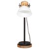 vidaXL Lampe de bureau 25 W blanc 18x18x60 cm E27