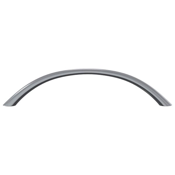 vidaXL Poign&eacute;e 2 pcs Argent&eacute; 107 x 3.6 x 23 mm Acier inoxydable
