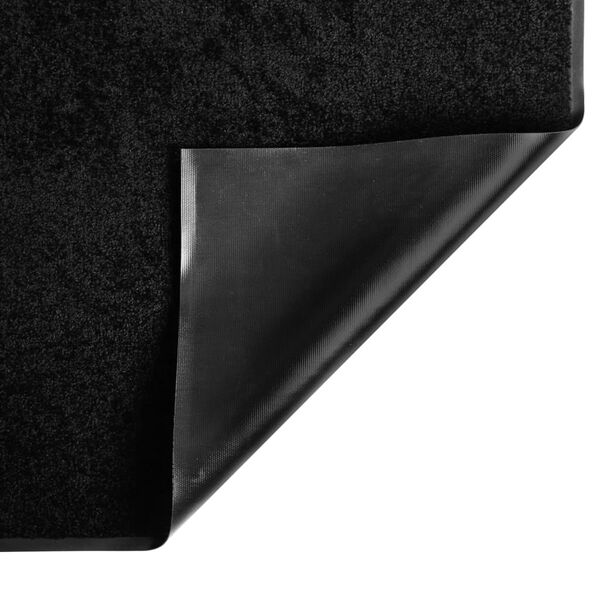 vidaXL Paillasson Noir 60x80 cm