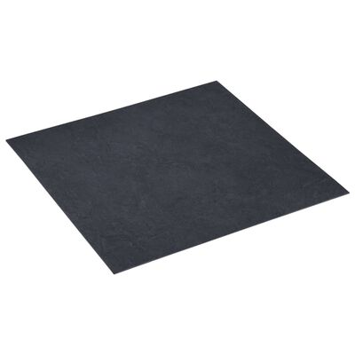 vidaXL Dalles de plancher autoadhésives 5,11 m² PVC noir marbre