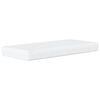 vidaXL Lit avec matelas Dover taupe 80x200 cm tissu