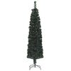 vidaXL Arbre de No&euml;l artificiel mince avec support 120cm fibre optique