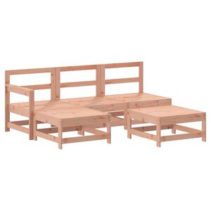 vidaXL Salon de jardin 5 pcs bois massif douglas