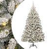 vidaXL Sapin de No&euml;l artificiel 180 cm 300 LED Blanc chaud
