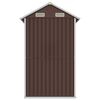 vidaXL Abri de jardin marron 192x152,5x237 cm acier galvanis&eacute;