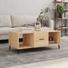 vidaXL Table basse ch&ecirc;ne sonoma 102x50x40 cm bois d'ing&eacute;nierie