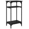 vidaXL Table d'appoint Ch&ecirc;ne noir 40 x 30 x 75 cm Bois d'ing&eacute;nierie