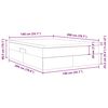 vidaXL Lit avec rangement et matelas Gris clair 140 x 200 cm Velours