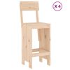 vidaXL Ensemble de bar de jardin 5 pcs bois de pin massif