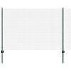 vidaXL Cl&ocirc;ture avec poteau Vert 1,5 x 10 m Acier et PVC