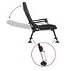 vidaXL Chaise de p&ecirc;che avec accoudoir pliable camouflage