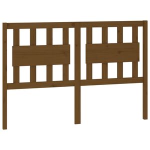 vidaXL T&ecirc;te de lit Marron miel 145,5x4x100 cm Bois massif de pin