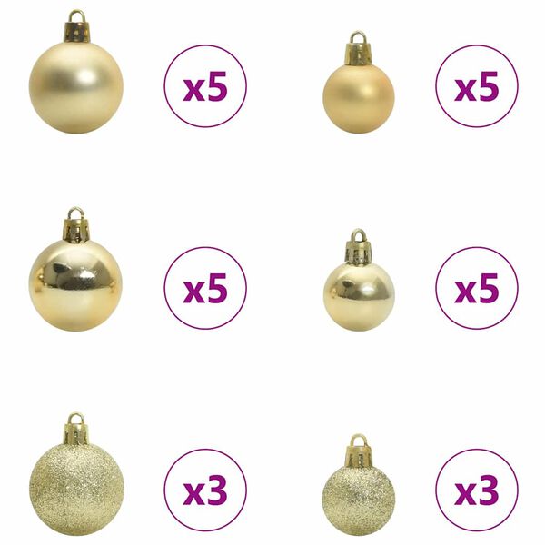 vidaXL Sapin de Noël artificiel avec 300 LED Vert 210 cm PE et PVC