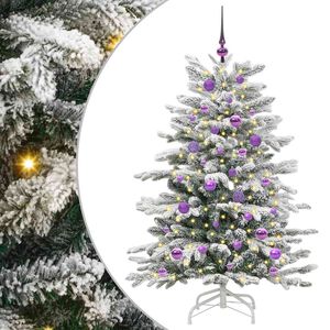 vidaXL Sapin de No&euml;l Artificiel &agrave; Branches Articul&eacute;es Blanc 150 cm