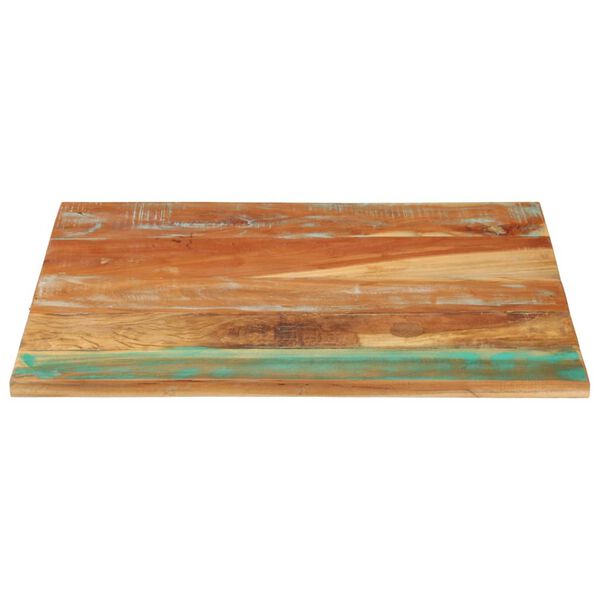 vidaXL Dessus de table rectangulaire 70x80 cm 25-27 mm Bois r&eacute;cup&eacute;r&eacute;