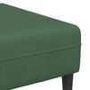 vidaXL Sofa en tissu avec coussin Vert foncé Tissu en velours côtelé