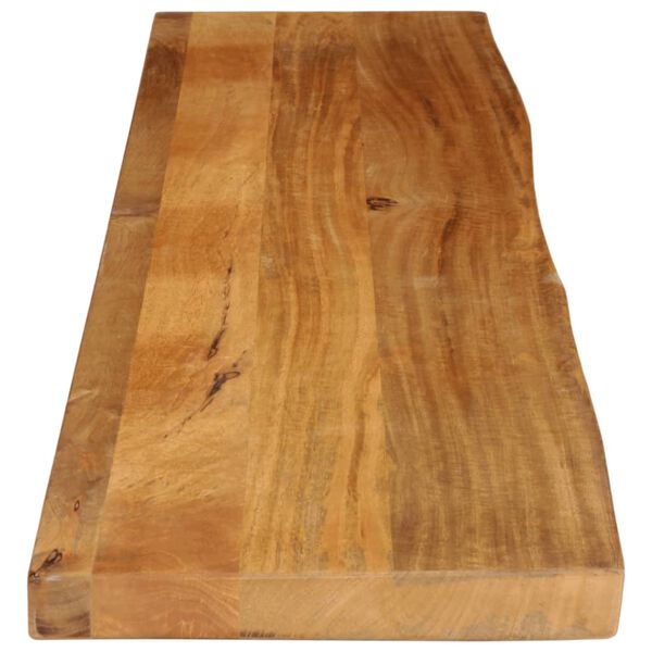 vidaXL Dessus de table &agrave; bord vivant 160x20x3,8cm bois massif manguier