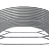 vidaXL Lit sur&eacute;lev&eacute; de jardin Acier enduit de poudre 510x140x68cm Gris