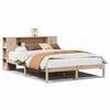 vidaXL Lit biblioth&egrave;que sans matelas 135x190 cm bois de pin massif
