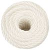 vidaXL Corde de travail Blanc 24 mm 25 m polypropyl&egrave;ne