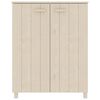vidaXL Armoire &agrave; chaussures HAMAR Marron miel 85x40x108 cm Pin massif