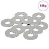 vidaXL Rondelles 33962 pc Argent&eacute; Fer