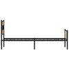 vidaXL Cadre de lit sans matelas ch&ecirc;ne sonoma 80x200 cm