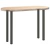 vidaXL Pieds de table console 4 pi&egrave;ces Anthracite 72-74 cm Acier