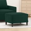 vidaXL Repose-pied Vert fonc&eacute; 60x50x41 cm Velours