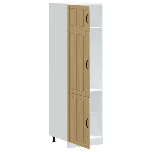 vidaXL Armoire de cuisine Lucca ch&ecirc;ne sonoma bois d'ing&eacute;nierie