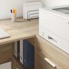 vidaXL Bureau Ch&ecirc;ne Sonoma 102 x 50 x 75 cm Bois d'ing&eacute;nierie