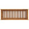 vidaXL Jardini&egrave;re avec doublure 99,5x38x50 cm bois massif d'acacia