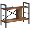 vidaXL &Eacute;tag&egrave;re 3 niveaux 75 x 30 x 58,5 cm Bois d'ing&eacute;nierie