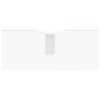 vidaXL Armoire de salle de bain blanc 80x33x60 cm bois d'ing&eacute;nierie