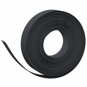 vidaXL Bordure de jardin noir 10 m 10 cm poly&eacute;thyl&egrave;ne