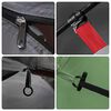 vidaXL Tente de camping tunnel 4 personnes vert imperm&eacute;able