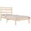 vidaXL Cadre de lit sans matelas bois de pin massif