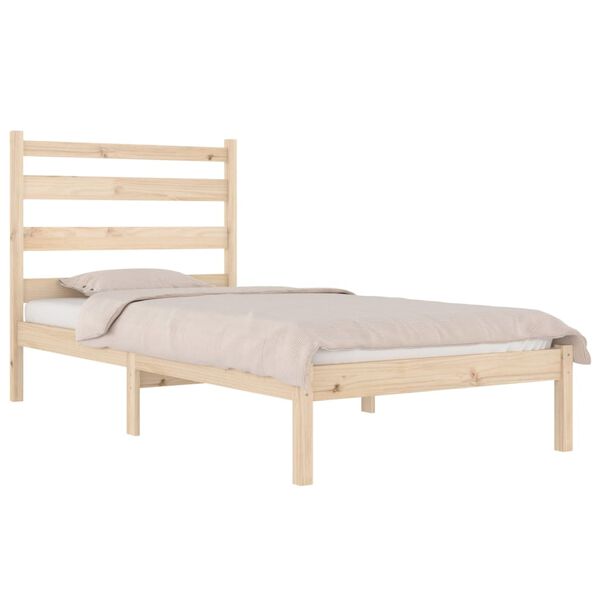 vidaXL Cadre de lit sans matelas bois de pin massif