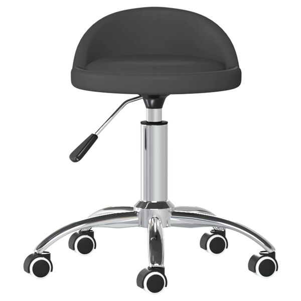vidaXL Tabouret de massage Gris Similicuir