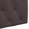 vidaXL T&ecirc;te de lit suspendue Marron fonc&eacute; 100 x 55 x 7 cm tissu