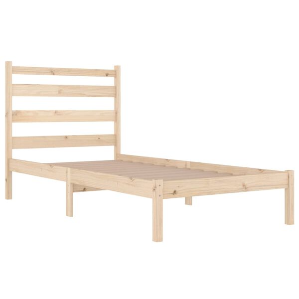 vidaXL Cadre de lit sans matelas bois de pin massif