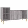 vidaXL Meuble TV Sonoma gris 100x35x55 cm Bois d'ing&eacute;nierie